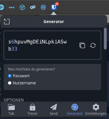 BitWardenPasswortGenerator