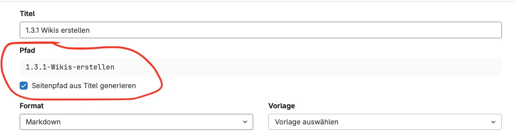 Wiki-seitenpfad-aus-namen